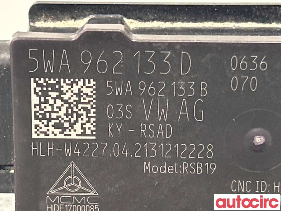 Styreenhet nøkkelfri/keyless til VW ID.4 2020-->>  (VOLKSWAGEN|5WA962133D)