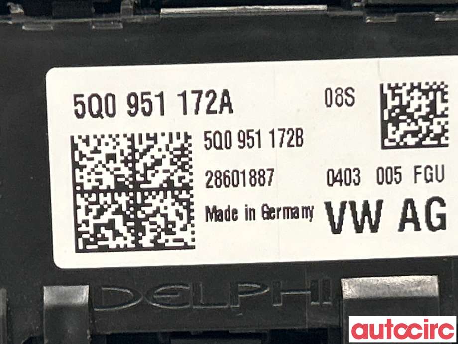 Bryter diverse til VW ID.4 2020-->>  (VOLKSWAGEN|5Q0951172A)