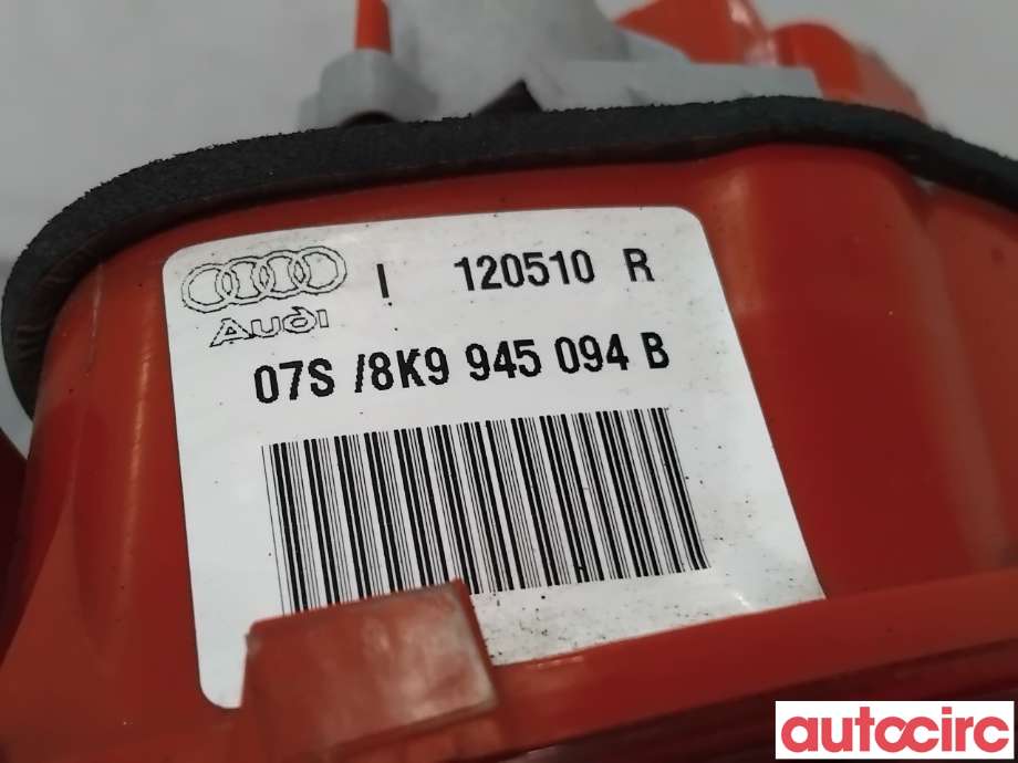 Baklykt høyre indre til Audi A4 2007-2014 (Type IV) (B8) (B8) (AUDI|8K9945094B|)