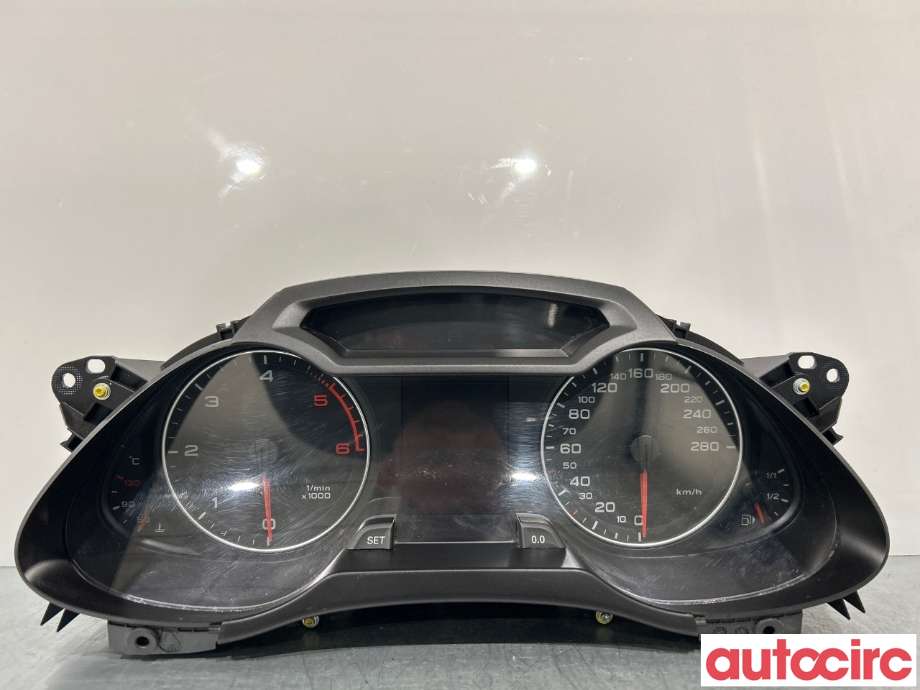 Instrumentpanel til Audi A4, 2007-2014 (Type IV) (B8) (B8) (AUDI|8K0920930D)