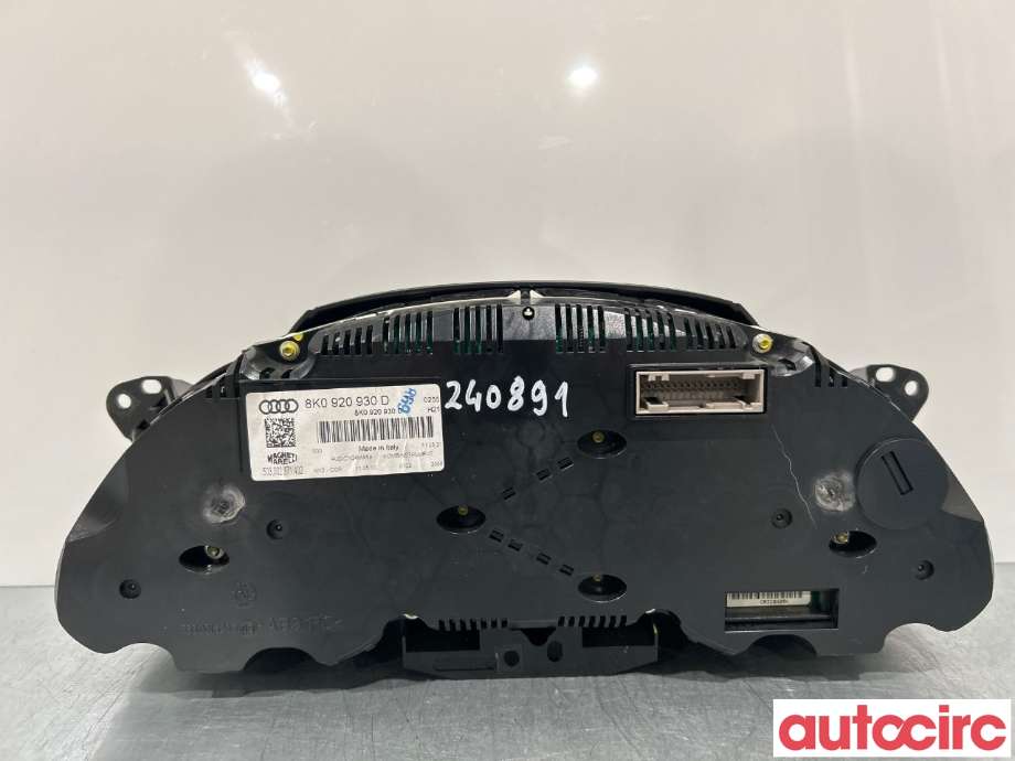 Instrumentpanel til Audi A4 2007-2014 (Type IV) (B8) (B8) (AUDI|8K0920930D)