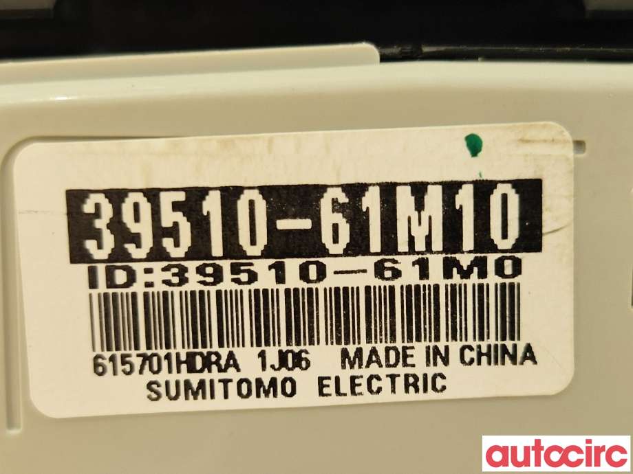 Varmeapparat betjening til Suzuki SX4 S-CROSS 2013-->> (Type II)  (SUZUKI|39510-61M10-BKZ|39510-61M00)
