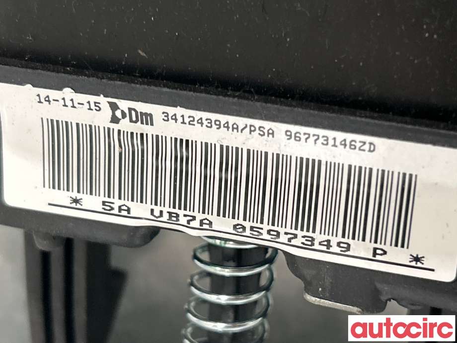 Airbag rattpute til Citroën Berlingo 2015-2019 (Type II, Fase 2)  (CITROEN|96773146ZD)
