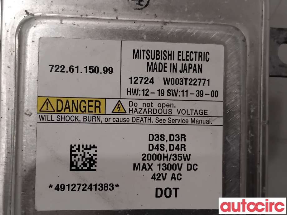 Styreenhet xenon/ballast til Volvo V40 2012-2019  (VOLVO|31335777|W003T22771|)