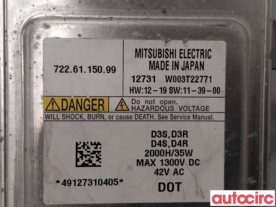 Styreenhet xenon/ballast til Volvo V40 2012-2019  (VOLVO|31335777|W003T22771|)
