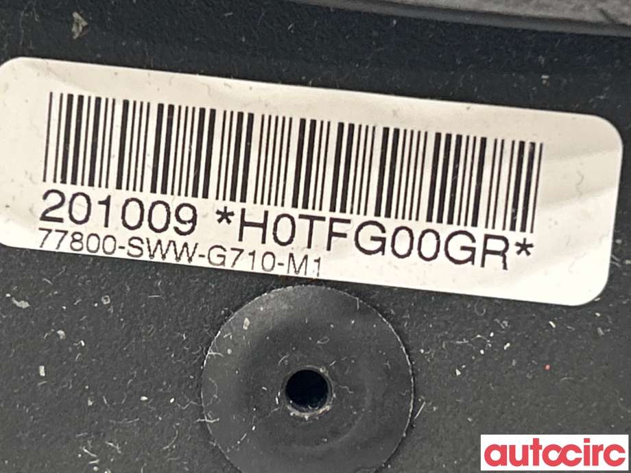 Airbag rattpute til Honda CR-V 2007-2012 (Type III)  (HONDA|77810-SWW-G70ZA|77810SWWG70ZA)