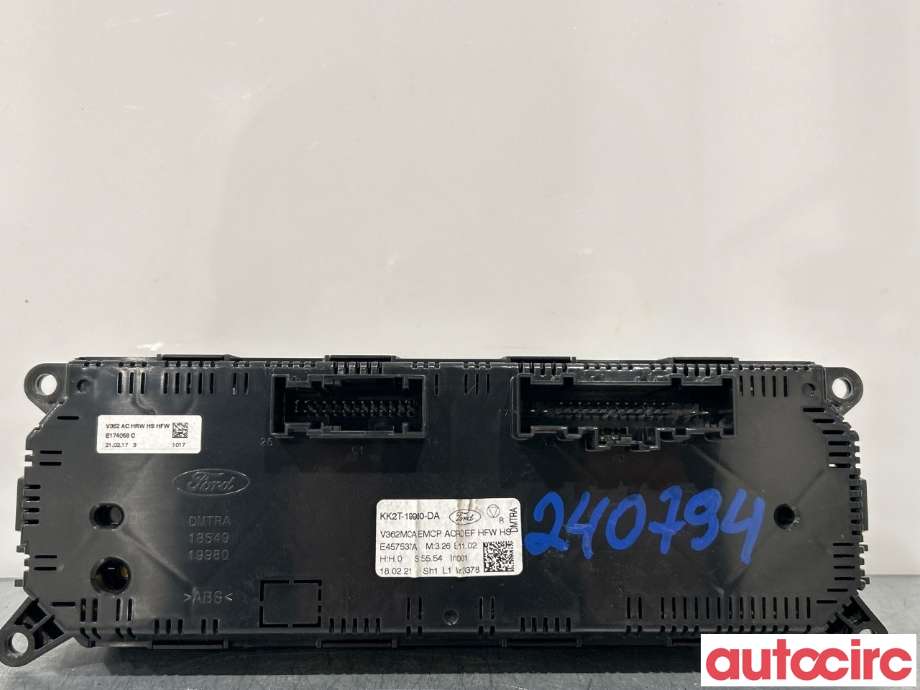 Varmeapparat betjening til Ford Transit Custom 2013-2023 (Type I)  (FORD|2473879||KK2T-19980-DA)