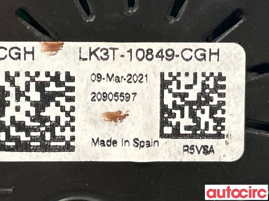 Instrumentpanel til Ford Transit Custom 2013-2023 (Type I)  (FORD|2543232|20905597|LK3T-10849-CGH)