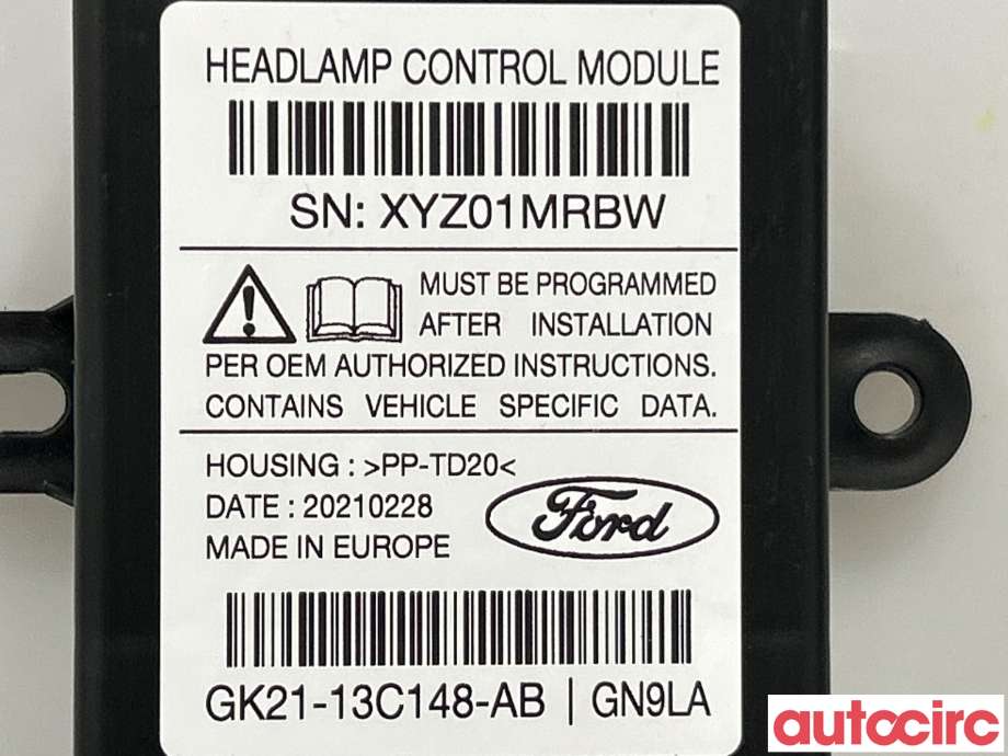 Styreenhet xenon/ballast til Ford Transit Custom 2013-2023 (Type I)  (FORD|2350856)