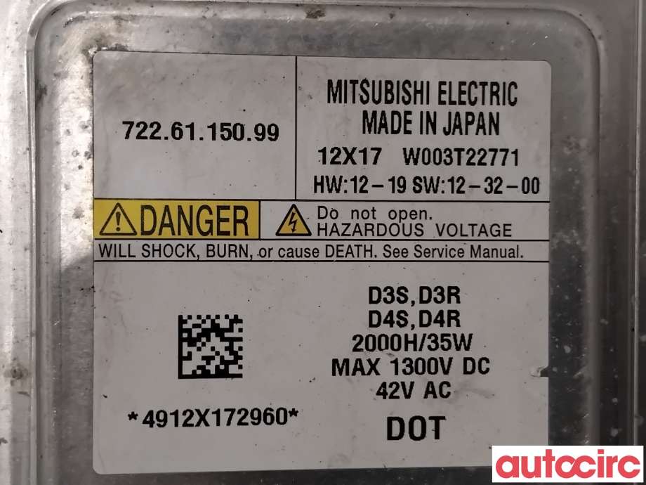 Styreenhet xenon/ballast til Volvo V40 2012-2019  (VOLVO|31335777|W003T22771|)