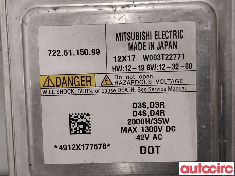 Styreenhet xenon/ballast til Volvo V40 2012-2019  (VOLVO|31335777|W003T22771|)