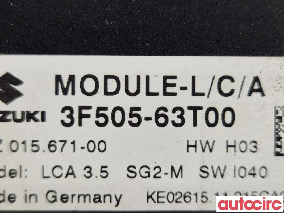 Sensor radar til Suzuki SX4 S-CROSS 2013-->> (Type II)  (SUZUKI|3F505-63T00|3F505-63T00-000)