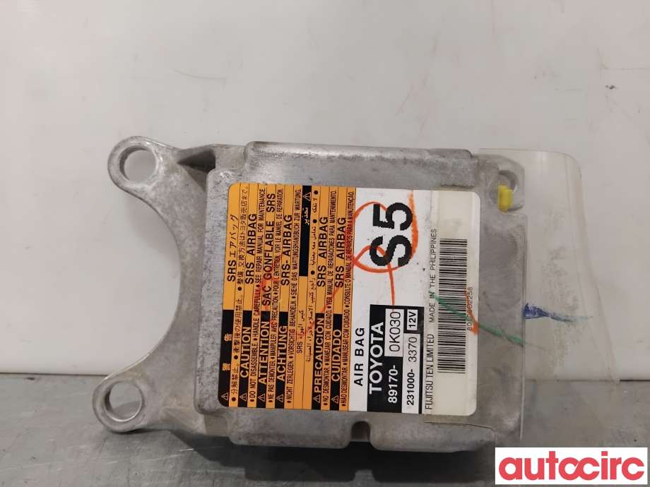 Airbag elektronikk til Toyota Hilux, 2006-2011  (TOYOTA|891700K030)