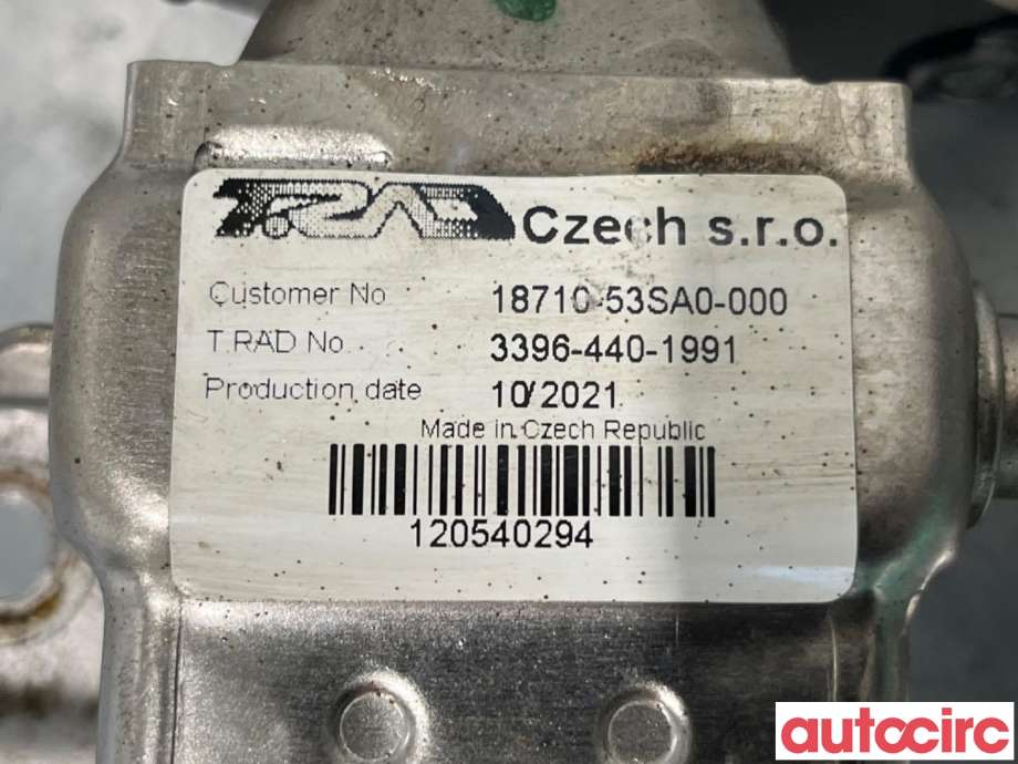 EGR-ventil til Suzuki SX4 S-CROSS 2013-->> (Type II)  (SUZUKI|18111-53SA0|3396-440-1991|18710-53SA0)