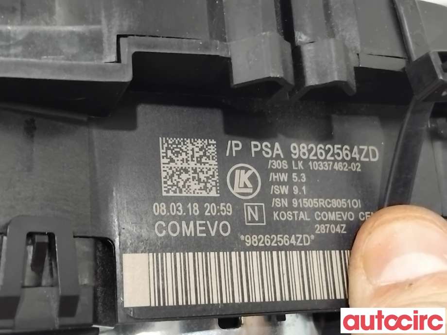 Bryter combi til Peugeot Expert 2016-->> (Type III)  (PEUGEOT|98093081ZD|10337462-02|98312522ZD)