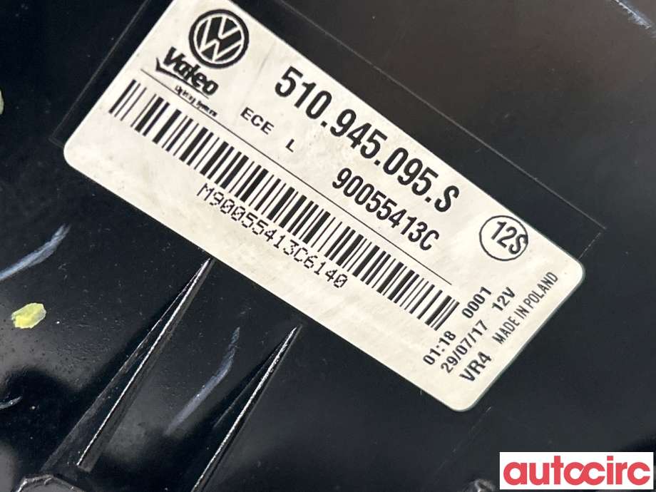 Baklykt venstre til VW Golf Sportsvan 2014-2018  (VOLKSWAGEN|510945095AF)