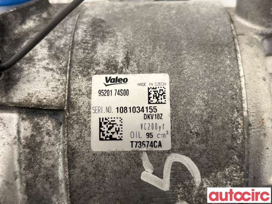 Aircondition kompressor til Suzuki SX4 S-CROSS 2013-->> (Type II)  (SUZUKI|95200-74S00|DKV10Z|9520174S00)