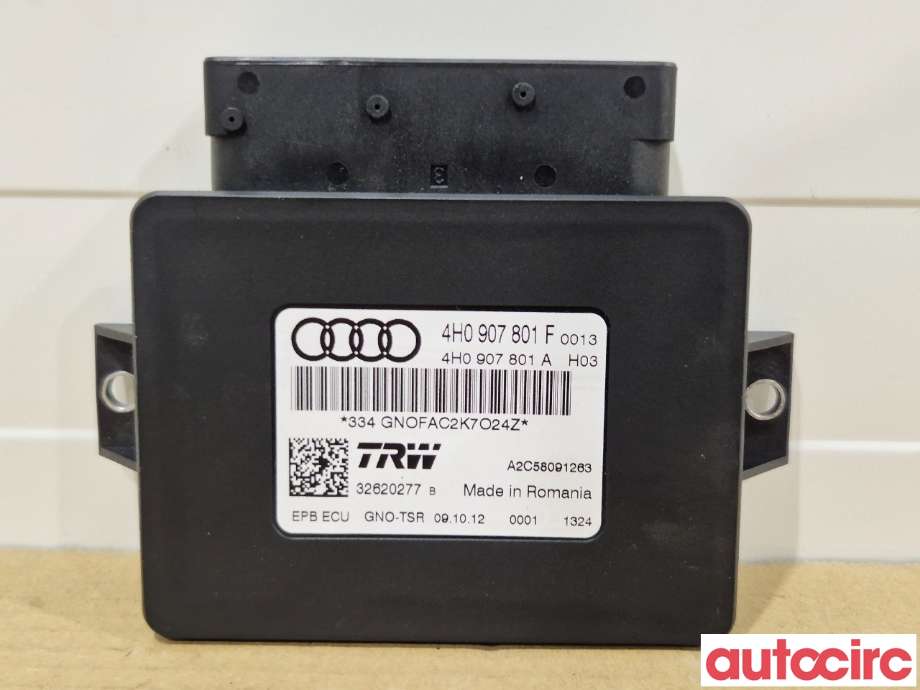 Styreenhet elektrisk parkbrems (EPB - Electric Parking Brake) til Audi A6, Allroad, 2012-2014 (Type III, Fase 1) (C7) (C7) (AUDI|4H0907801L)