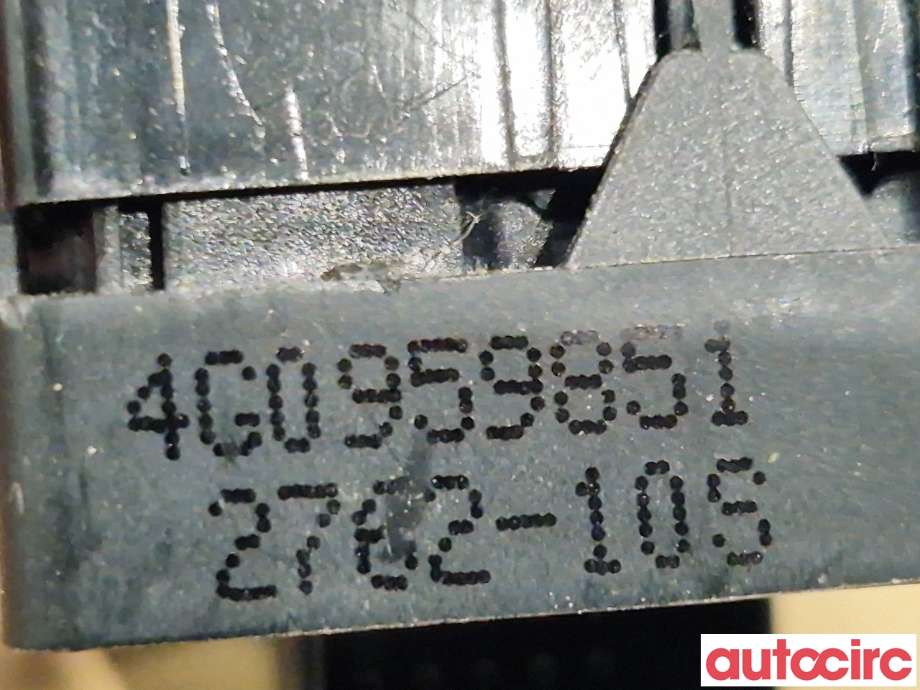 Bryter ruteheis til Audi A6, Allroad 2012-2014 (Type III, Fase 1) (C7) (C7) (AUDI|4G0959851|)
