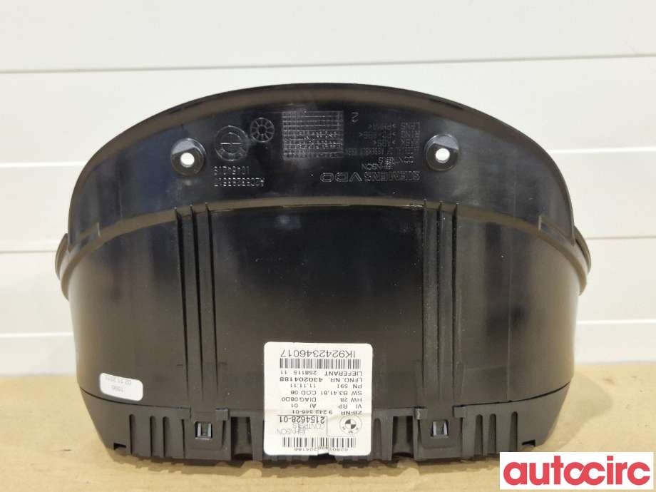 Instrumentpanel til BMW 3-Serie 2005-2011 (E90/E91/E92/E93) (E90/E91/E92/E93) (BMW|62109316127|10454219)