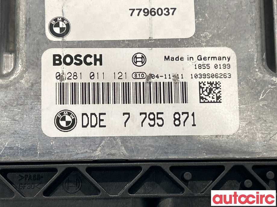 Styreenhet motor til BMW X3 2003-2006 (Fase 1) (E83) (E83) (BMW|13617800132|0281011121|7795871)