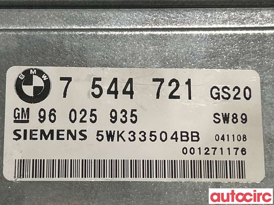 Styreenhet girkasse til BMW X3 2003-2006 (Fase 1) (E83) (E83) (BMW|24 60 7 552 700)