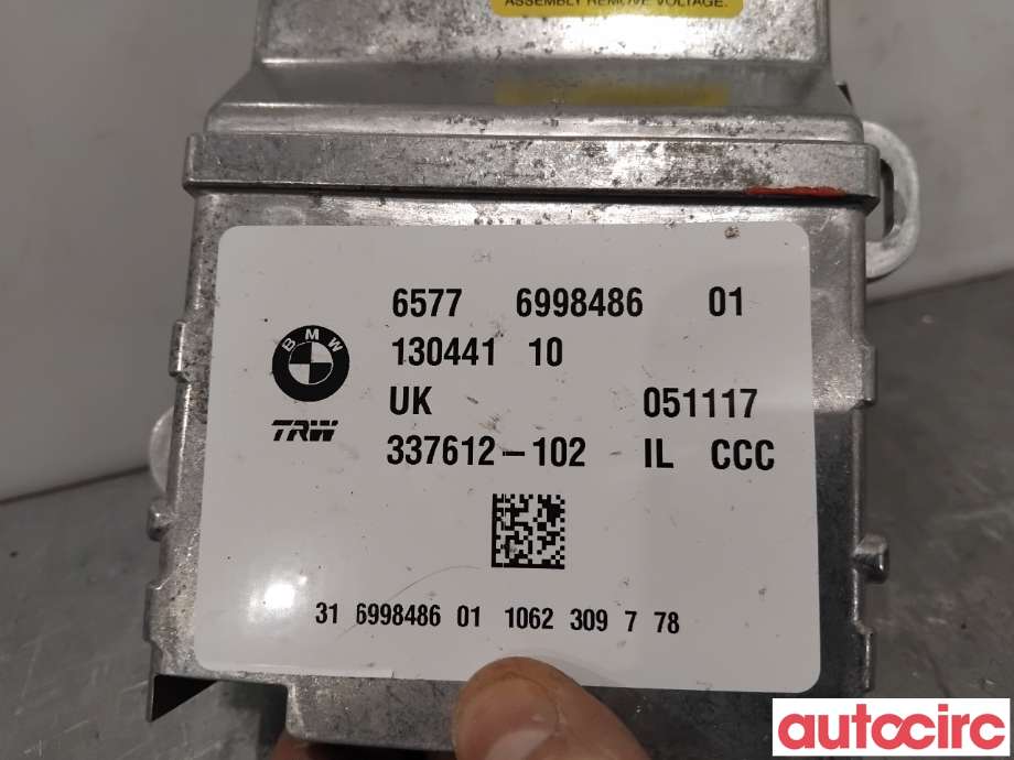 Airbag elektronikk til BMW i3 2013-2022 (BMW|65775A41CA1|337612-102|65776998486)