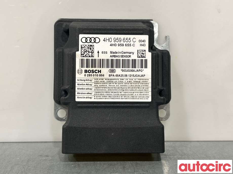 Airbag elektronikk til Audi A6, Allroad 2012-2014 (Type III, Fase 1) (C7) (C7) (AUDI|4H0959655C)