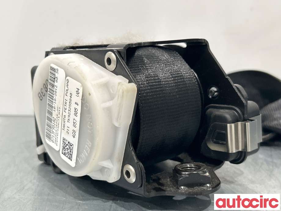 Sikkerhetsbelte bak høyre til Audi A6, Allroad 2012-2014 (Type III, Fase 1) (C7) (C7) (AUDI|4G8857805D)