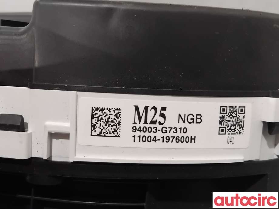 Instrumentpanel til Hyundai Ioniq Electric 2019-->> (Fase 2)  (HYUNDAI|94003G7310|11004-197600H|94003-G7310)