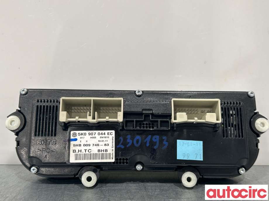 Varmeapparat betjening til VW Passat 2011-2015 (B7) (B7) (VOLKSWAGEN|5K0907044GM||5K0907044HD)