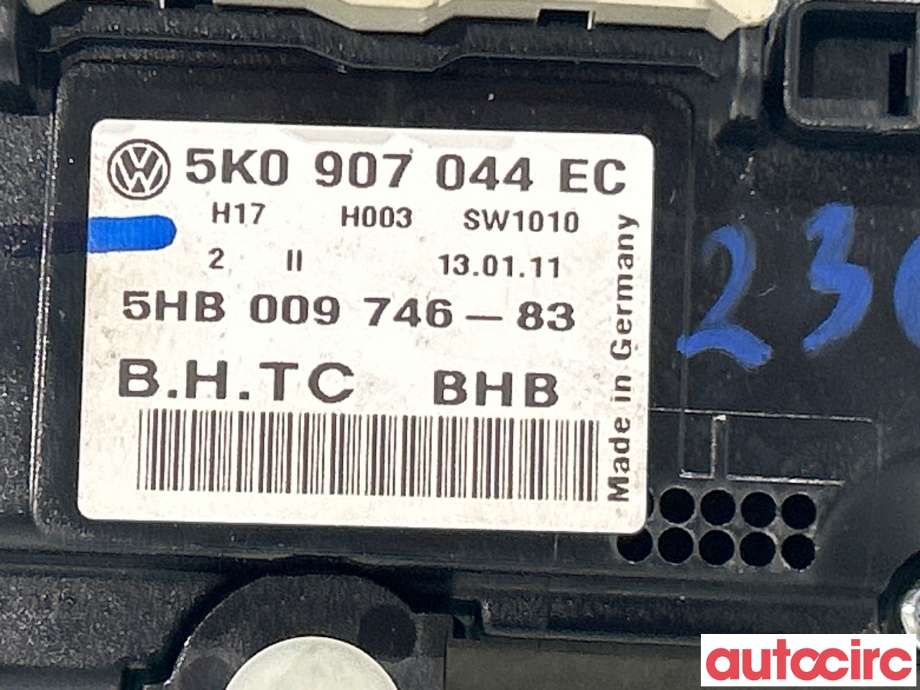 Varmeapparat betjening til VW Passat 2011-2015 (B7) (B7) (VOLKSWAGEN|5K0907044GM||5K0907044HD)
