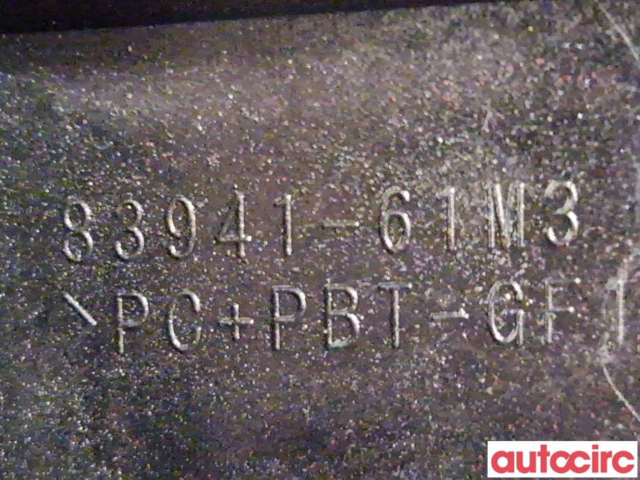 Bakluke/bakdør håndtak til Suzuki SX4 S-CROSS 2013-->> (Type II)  (SUZUKI|83940-61M00-ZQ5|)