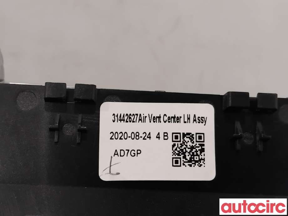 Dashbord friskluftdyse til Volvo XC40 2018-2024  (VOLVO|31442627|)