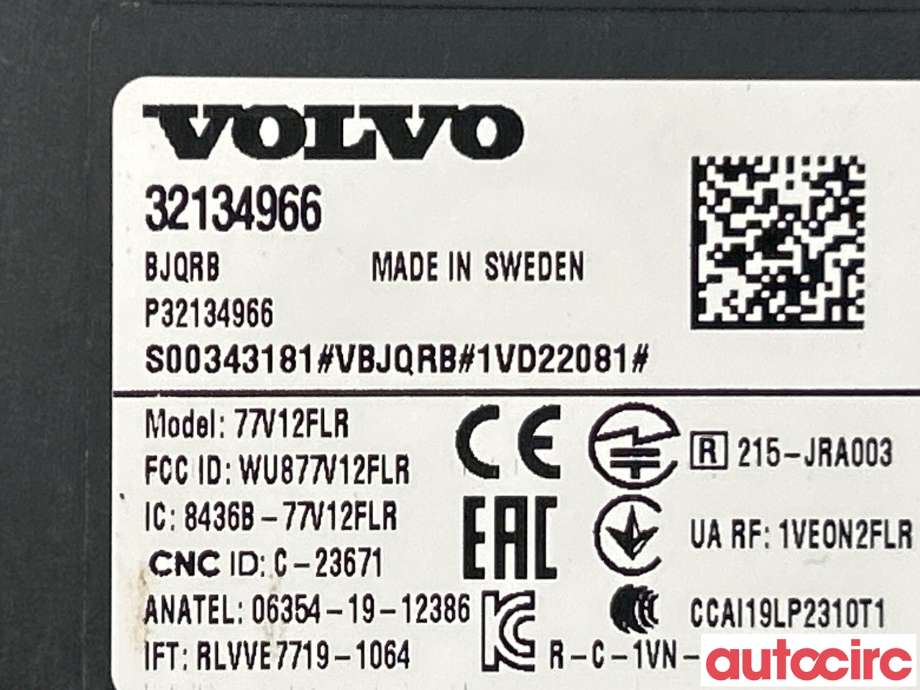 Sensor radar til Volvo XC40 2018-2024  (VOLVO|32134966)