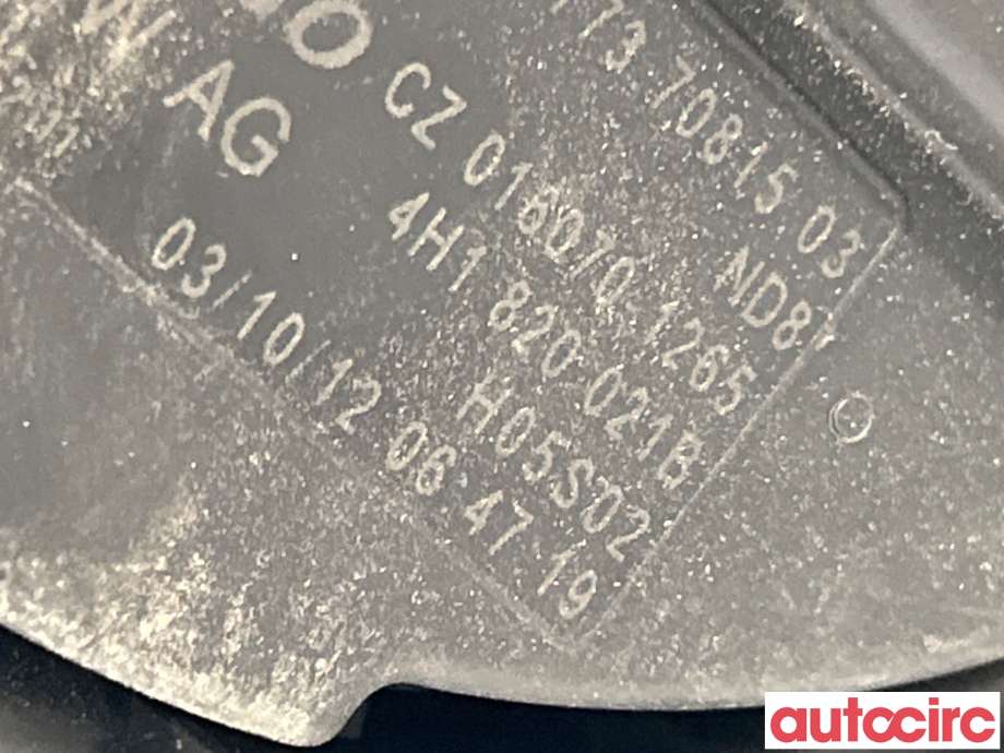 Varmeapparat motor til Audi A6, Allroad 2012-2014 (Type III, Fase 1) (C7) (C7) (AUDI|4H1820021B)