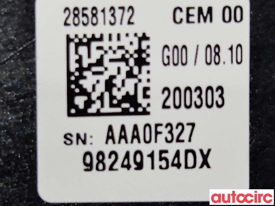 Bryter diverse til Peugeot 5008 2017-->> (Type II)  (PEUGEOT|98249154DX|)