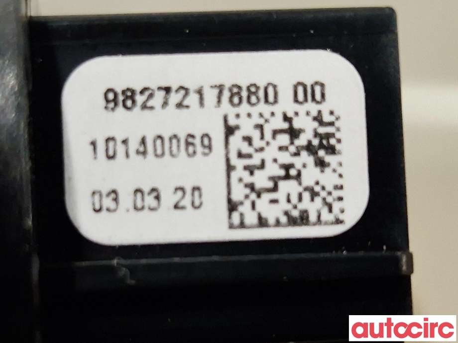 Bryter start/stopp til Peugeot 5008 2017-->> (Type II)  (PEUGEOT|9827217880|10140069)