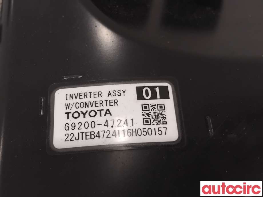 Inverter hybrid til Toyota C-HR 2016-->>  (TOYOTA|G920049115||G9200-47241)