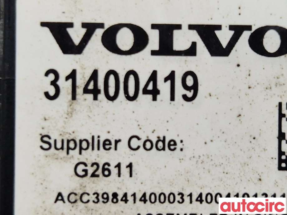 Sensor radar til Volvo XC70 2014-2016 (Type II, Fase 2)  (VOLVO|31678089|G2611|31400419)