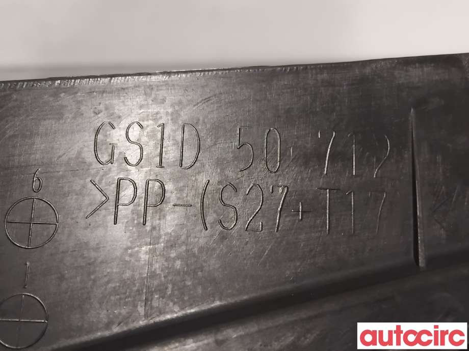 Grill til Mazda 6 2008-2010 (Type II, Fase 1) (MAZDA|GS1D-50-710G||GS1D50712)