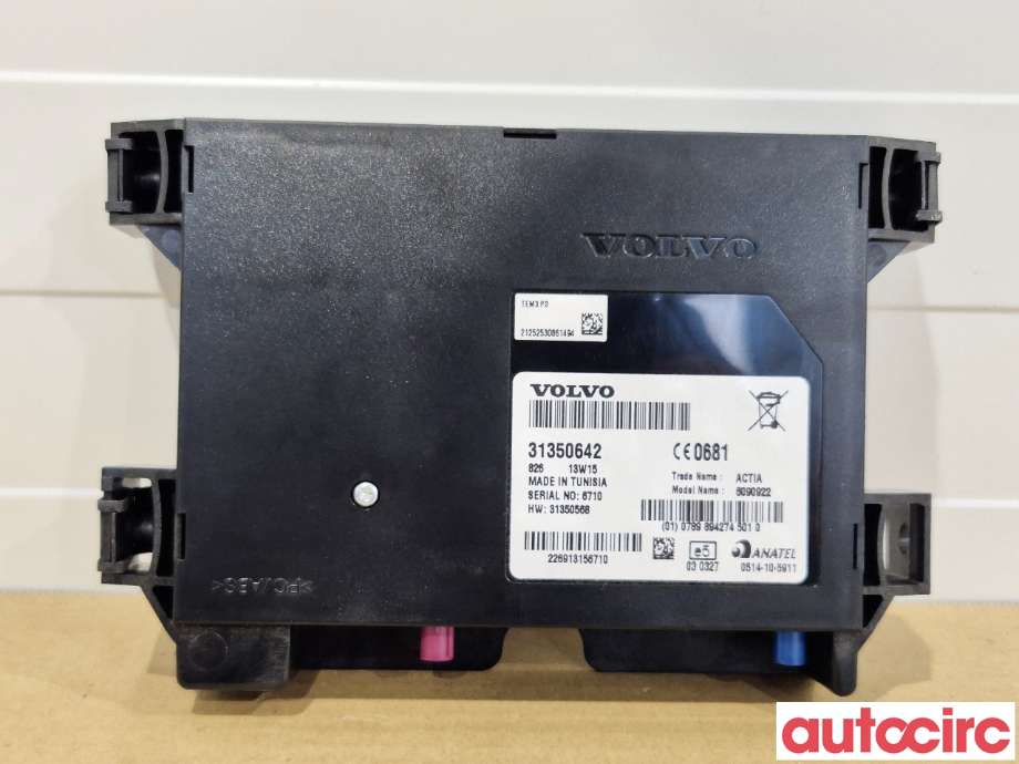 Dashbord telefon til Volvo XC70 2014-2016 (Type II, Fase 2)  (VOLVO|36010001|6090922|31350568)