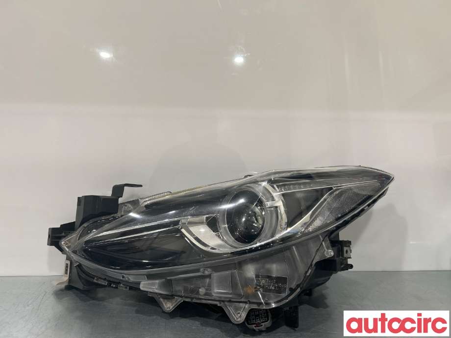 Frontlykt venstre halogen til Mazda 3, 2013-2016 (Type III, Fase 1)  (MAZDA|BHR1-51-0L0A)