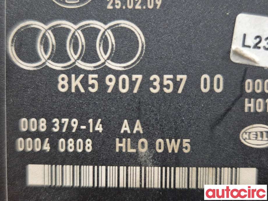 Styreenhet diverse til Audi A4 2007-2014 (Type IV) (B8) (B8) (AUDI|8K5907357B||8K5907357)