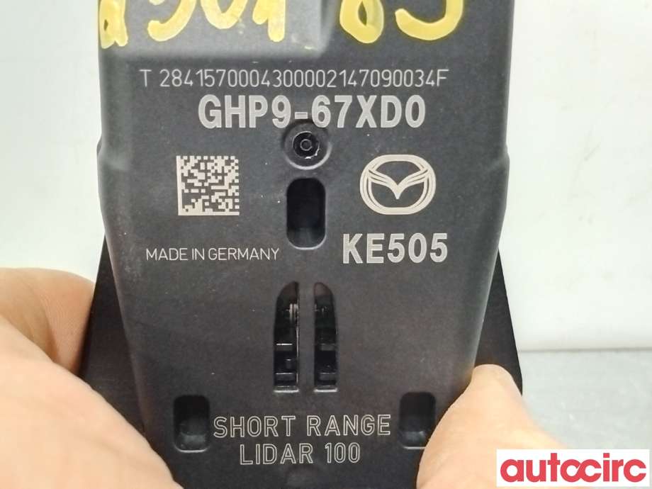 Sensor radar til Mazda 3 2013-2016 (Type III, Fase 1)  (MAZDA|GHP9-67-XD0B||GHP9-67XD0)