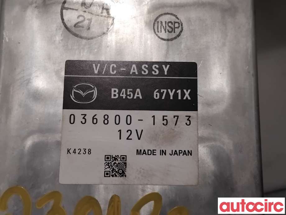 Styreenhet diverse til Mazda 3 2013-2016 (Type III, Fase 1)  (MAZDA|B45A-67-Y1XG|036800-1573|B45A67Y1X)