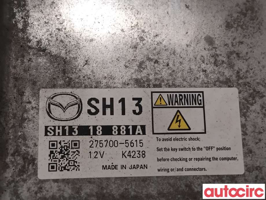 Styreenhet motor til Mazda 3 2013-2016 (Type III, Fase 1)  (MAZDA|SH13-18-881B|275700-5615|SH1318881A)