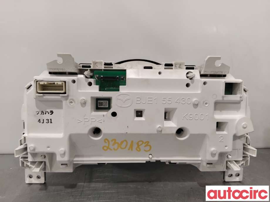 Instrumentpanel til Mazda 3 2013-2016 (Type III, Fase 1)  (MAZDA|BJE4-55-471N||BJE4)