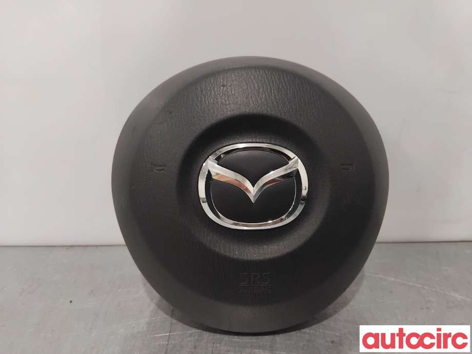 Airbag rattpute til Mazda 3, 2013-2016 (Type III, Fase 1)  (MAZDA|KD45-57-K00C)