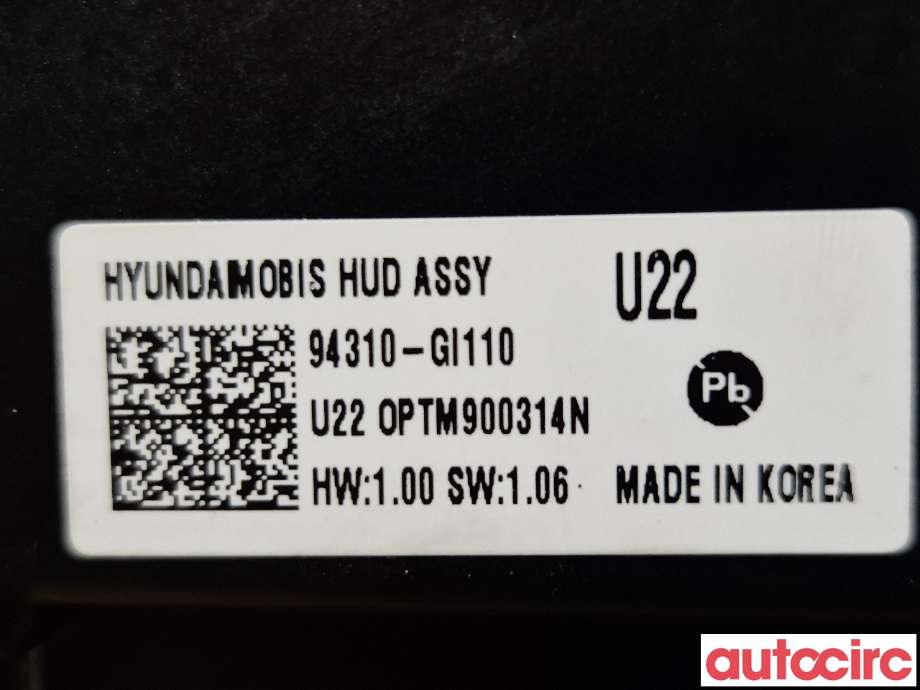 Instrumentpanel til Hyundai Ioniq 5 2021-->>  (HYUNDAI|94310GI110)